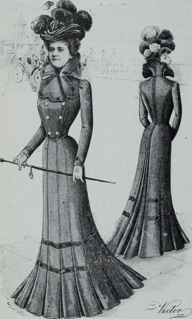 An illustration from Tissus et nouveauts 1900, 1900, leaf 429