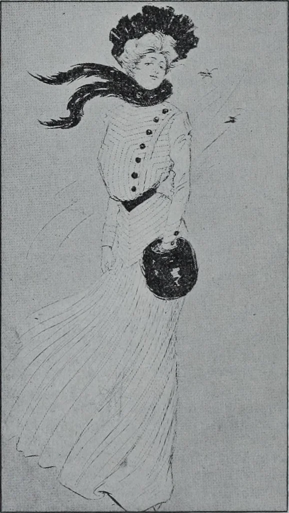 An illustration from Tissus et nouveauts 1900, 1900, leaf 445