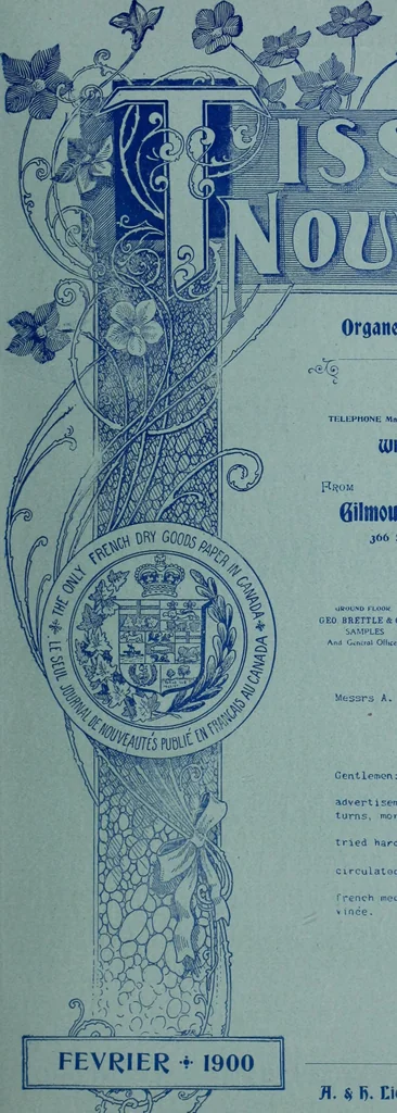 An illustration from Tissus et nouveauts 1900, 1900, leaf 46