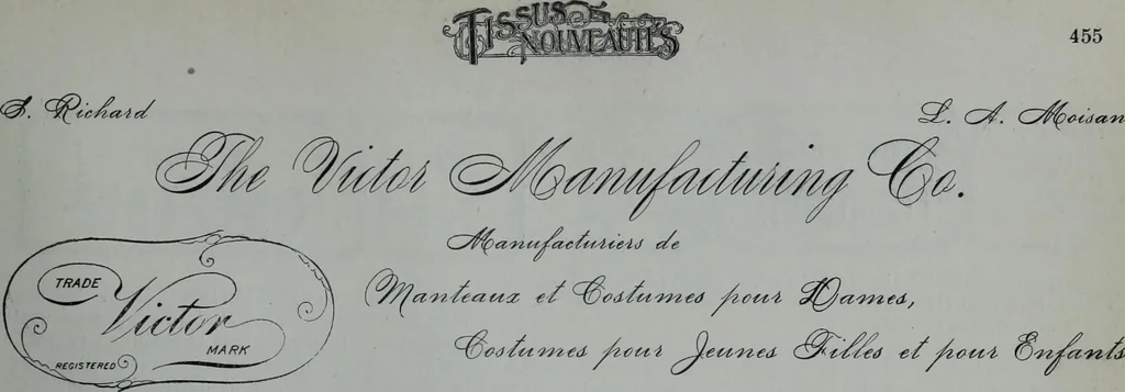 An illustration from Tissus et nouveauts 1900, 1900, leaf 460