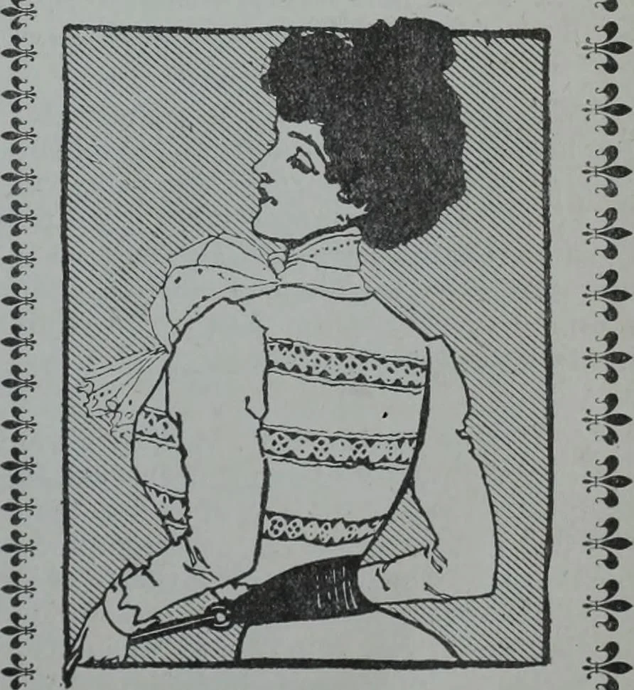 An illustration from Tissus et nouveauts 1900, 1900, leaf 466