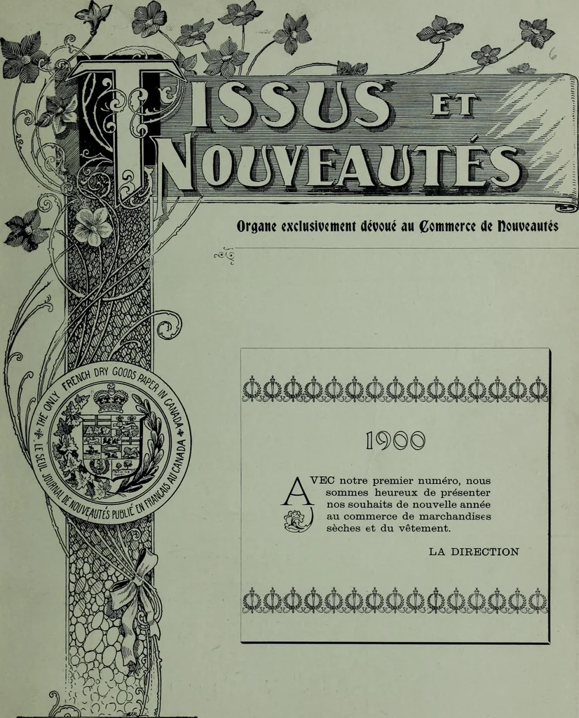 An illustration from Tissus et nouveauts 1900, 1900, leaf 6