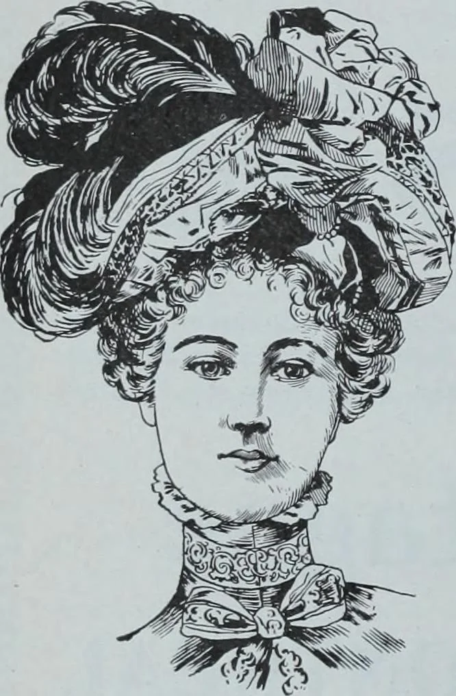 An illustration from Tissus et nouveauts 1900, 1900, leaf 61