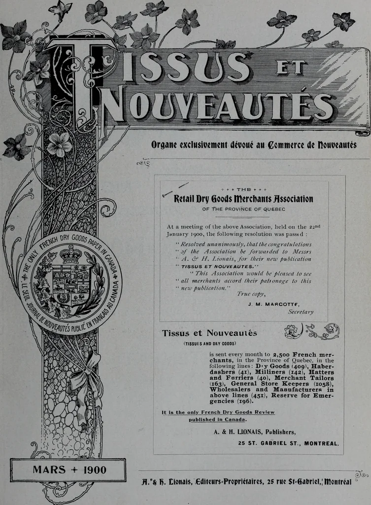 An illustration from Tissus et nouveauts 1900, 1900, leaf 82
