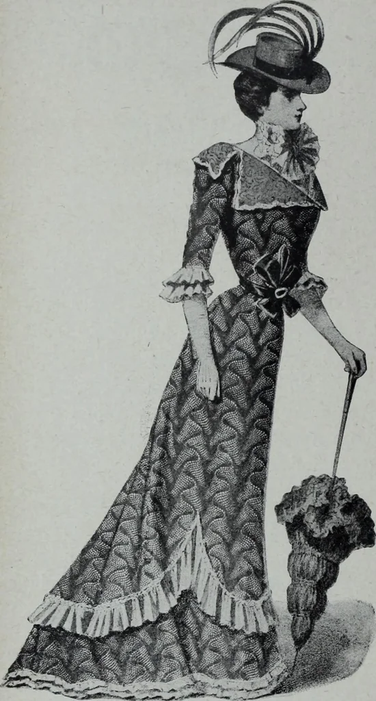 An illustration from Tissus et nouveauts 1901, 1901, leaf 159
