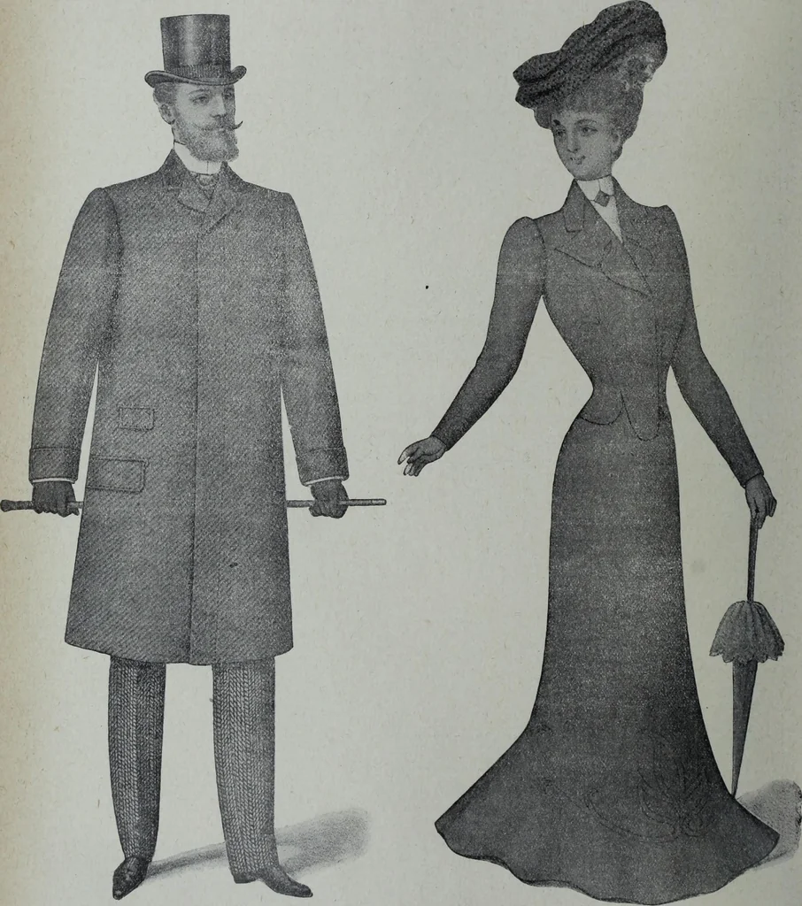 An illustration from Tissus et nouveauts 1901, 1901, leaf 185
