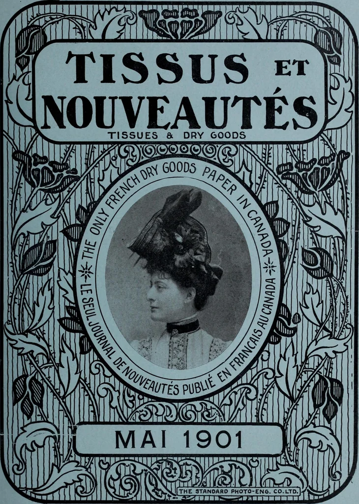 An illustration from Tissus et nouveauts 1901, 1901, leaf 254