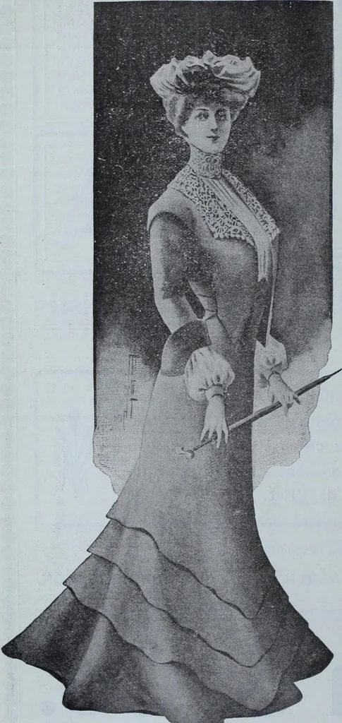 An illustration from Tissus et nouveauts 1901, 1901, leaf 307