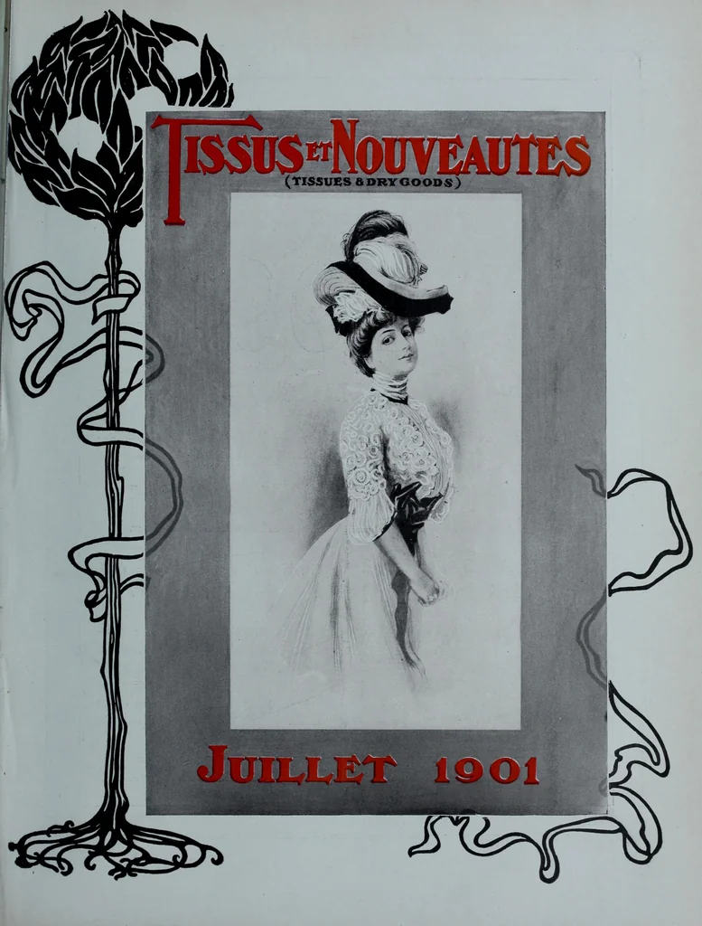 An illustration from Tissus et nouveauts 1901, 1901, leaf 326