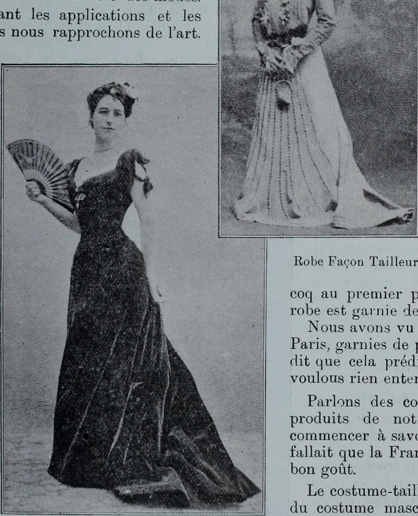 An illustration from Tissus et nouveauts 1901, 1901, leaf 352