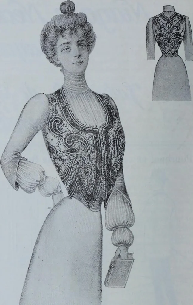An illustration from Tissus et nouveauts 1901, 1901, leaf 375