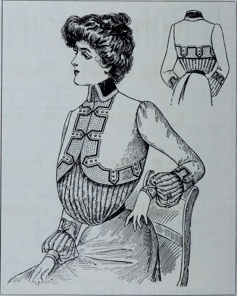 An illustration from Tissus et nouveauts 1901, 1901, leaf 417