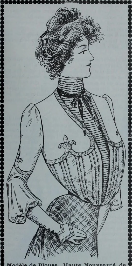 An illustration from Tissus et nouveauts 1901, 1901, leaf 430