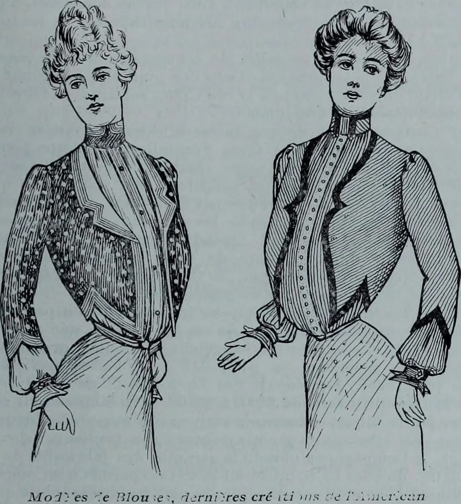 An illustration from Tissus et nouveauts 1901, 1901, leaf 434