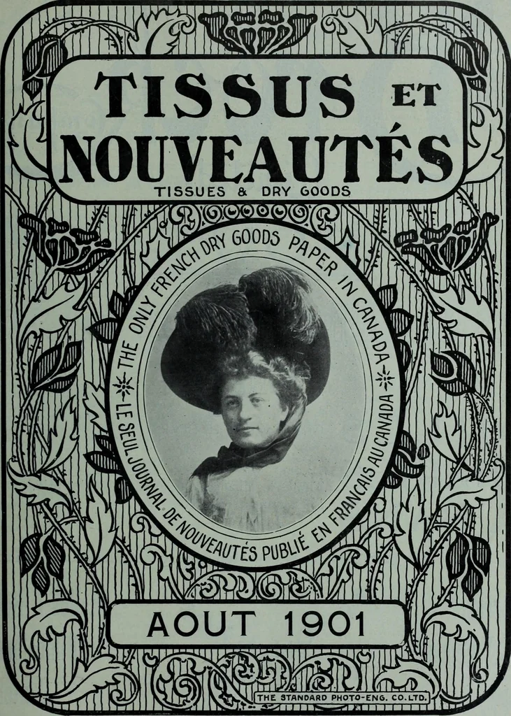 An illustration from Tissus et nouveauts 1901, 1901, leaf 440