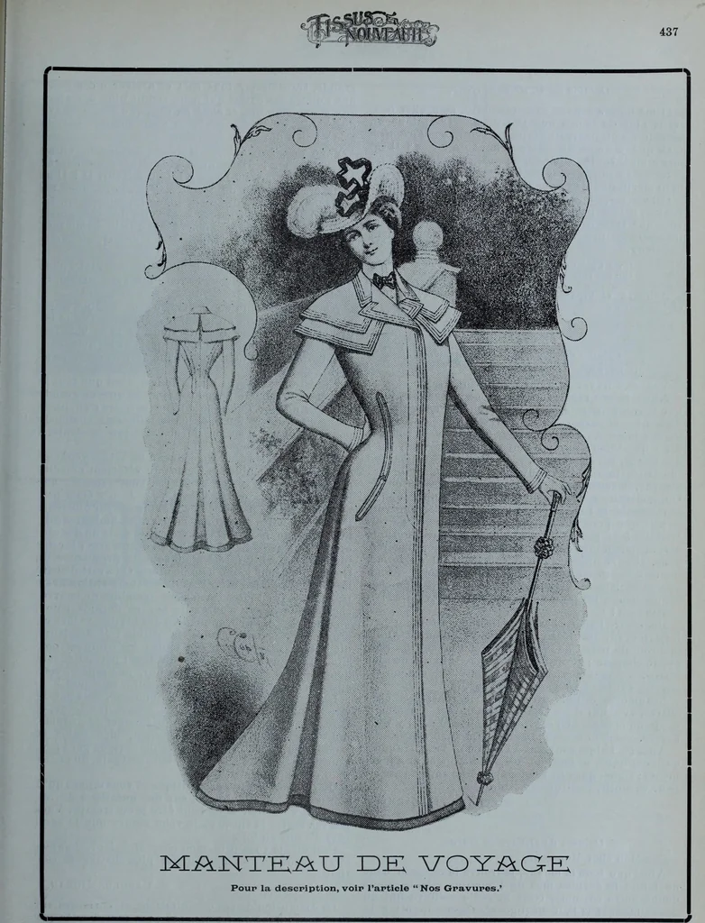 An illustration from Tissus et nouveauts 1901, 1901, leaf 446