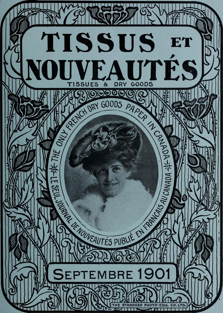An illustration from Tissus et nouveauts 1901, 1901, leaf 476