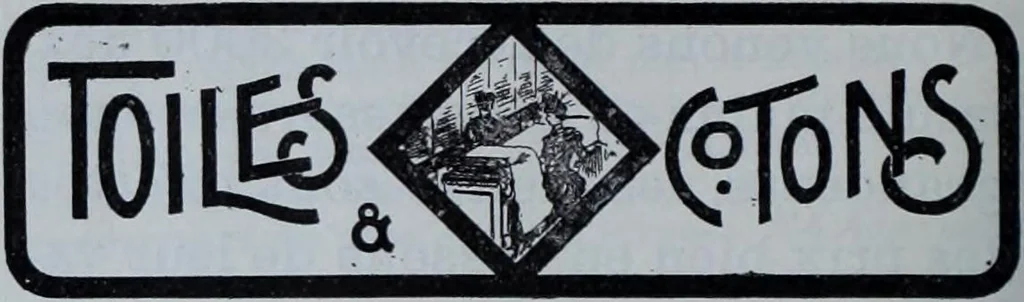 An illustration from Tissus et nouveauts 1901, 1901, leaf 493