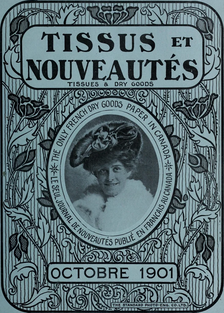 An illustration from Tissus et nouveauts 1901, 1901, leaf 518