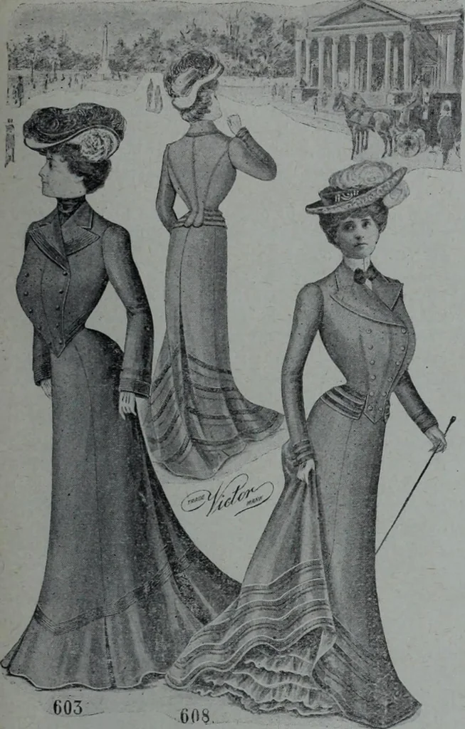 An illustration from Tissus et nouveauts 1901, 1901, leaf 526