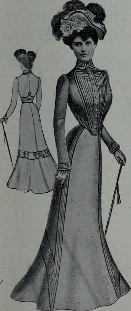 An illustration from Tissus et nouveauts 1901, 1901, leaf 544