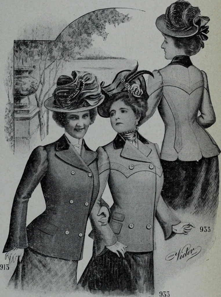 An illustration from Tissus et nouveauts 1901, 1901, leaf 572