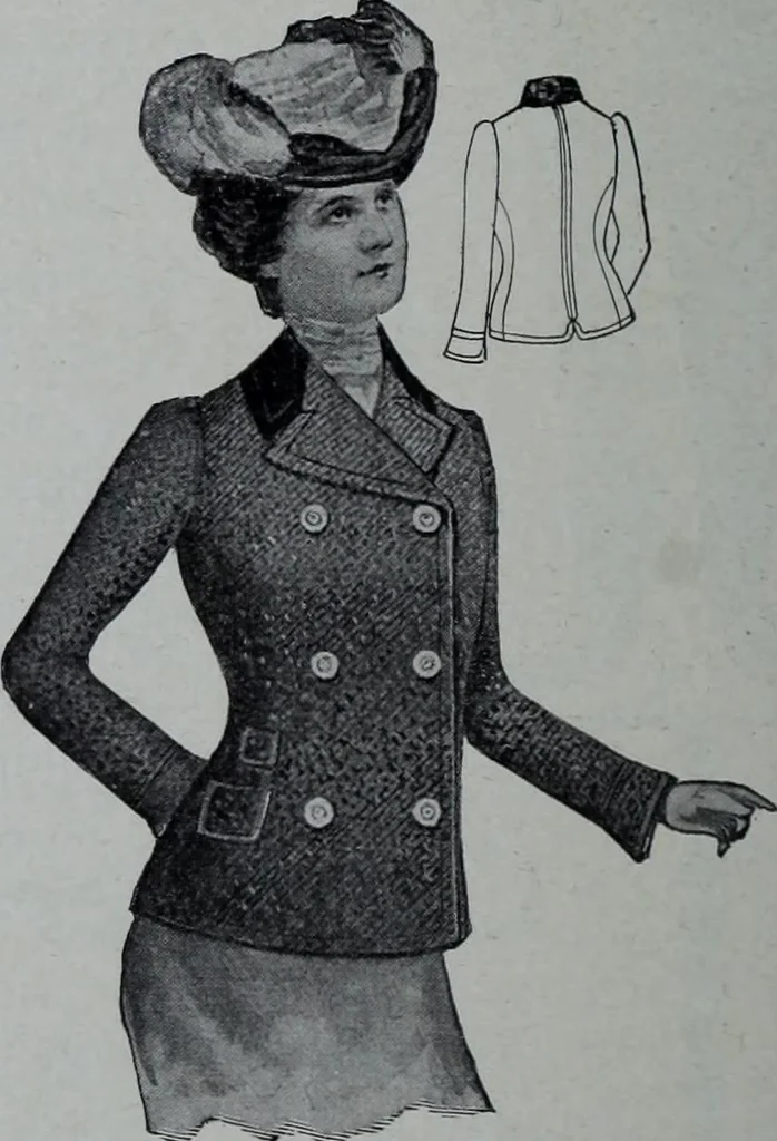 An illustration from Tissus et nouveauts 1901, 1901, leaf 579