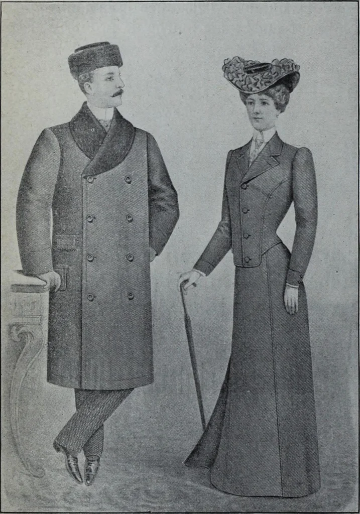 An illustration from Tissus et nouveauts 1901, 1901, leaf 583