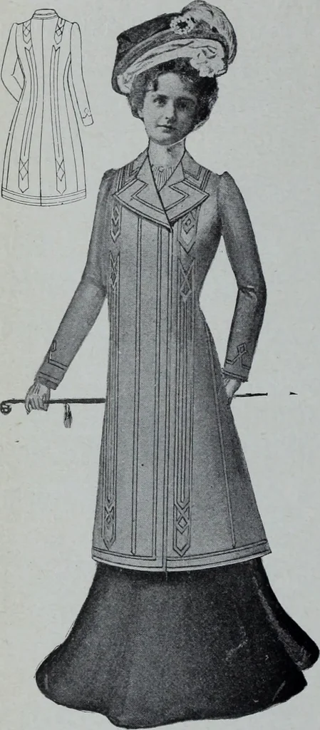 An illustration from Tissus et nouveauts 1901, 1901, leaf 587