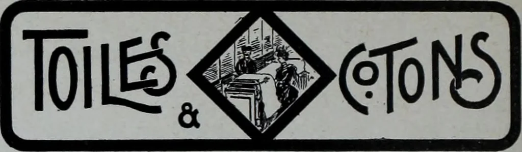 An illustration from Tissus et nouveauts 1901, 1901, leaf 587
