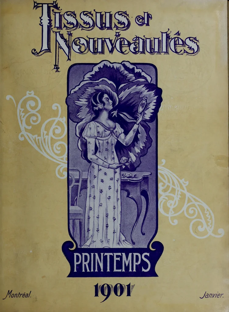An illustration from Tissus et nouveauts 1901, 1901, leaf 6