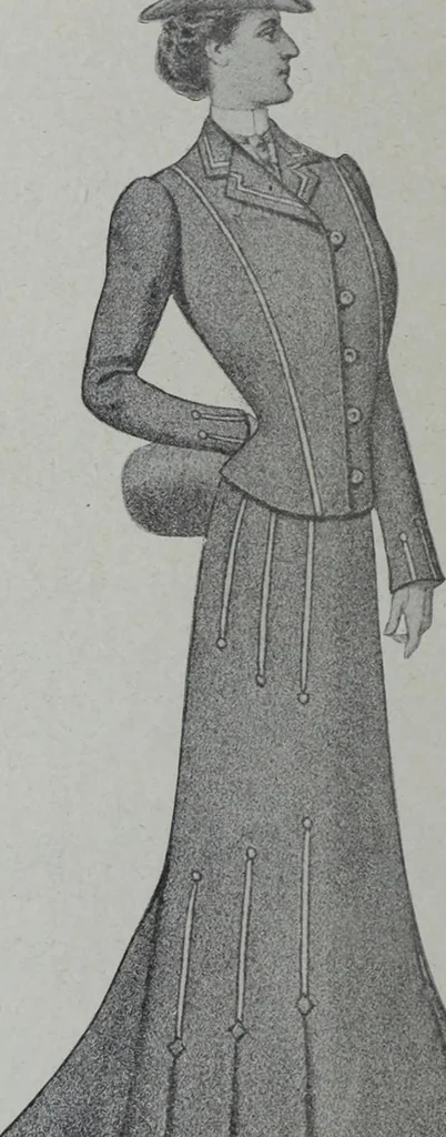 An illustration from Tissus et nouveauts 1901, 1901, leaf 95