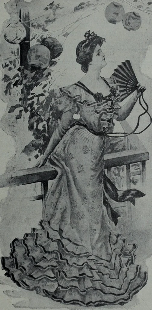 An illustration from Tissus et nouveauts 1902, 1902, leaf 12