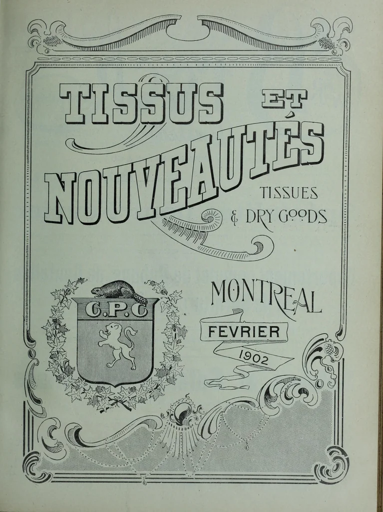 An illustration from Tissus et nouveauts 1902, 1902, leaf 142