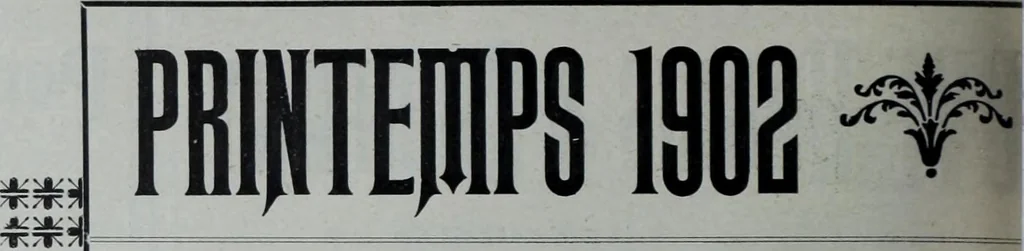 An illustration from Tissus et nouveauts 1902, 1902, leaf 167