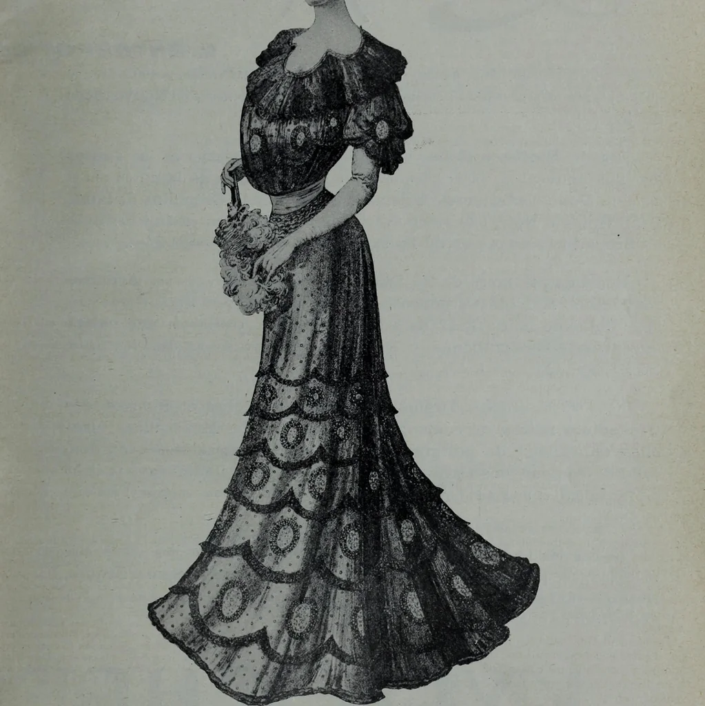 An illustration from Tissus et nouveauts 1902, 1902, leaf 24