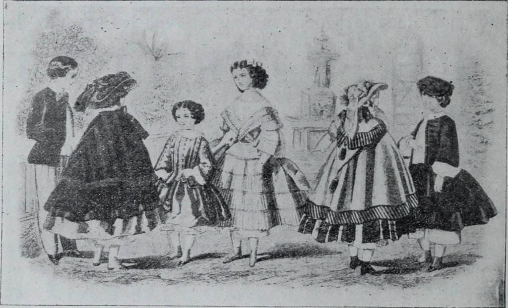 An illustration from Tissus et nouveauts 1902, 1902, leaf 411