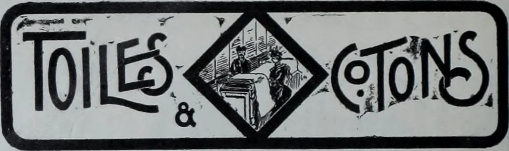 An illustration from Tissus et nouveauts 1902, 1902, leaf 465