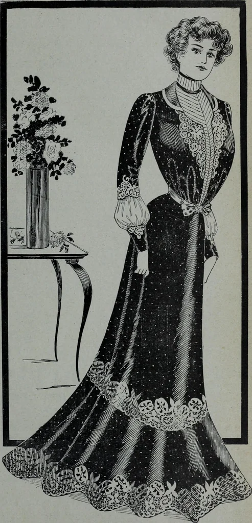 An illustration from Tissus et nouveauts 1902, 1902, leaf 56