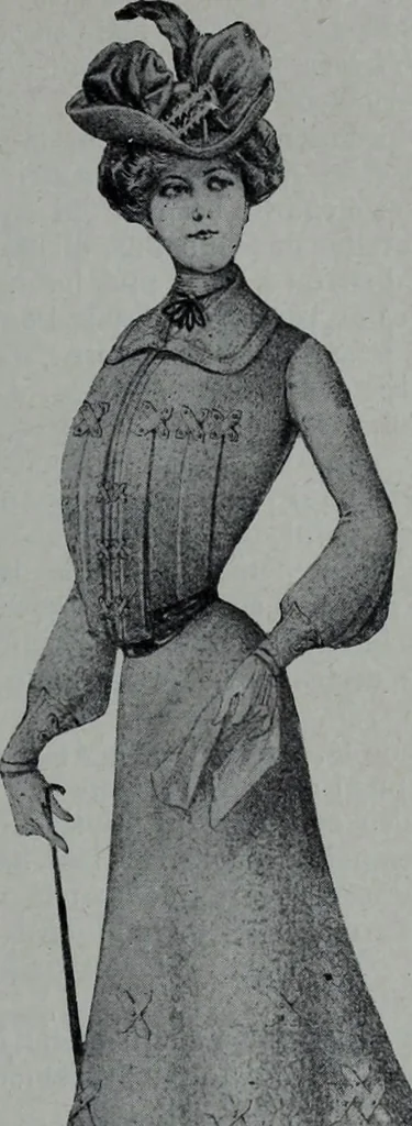An illustration from Tissus et nouveauts 1902, 1902, leaf 68