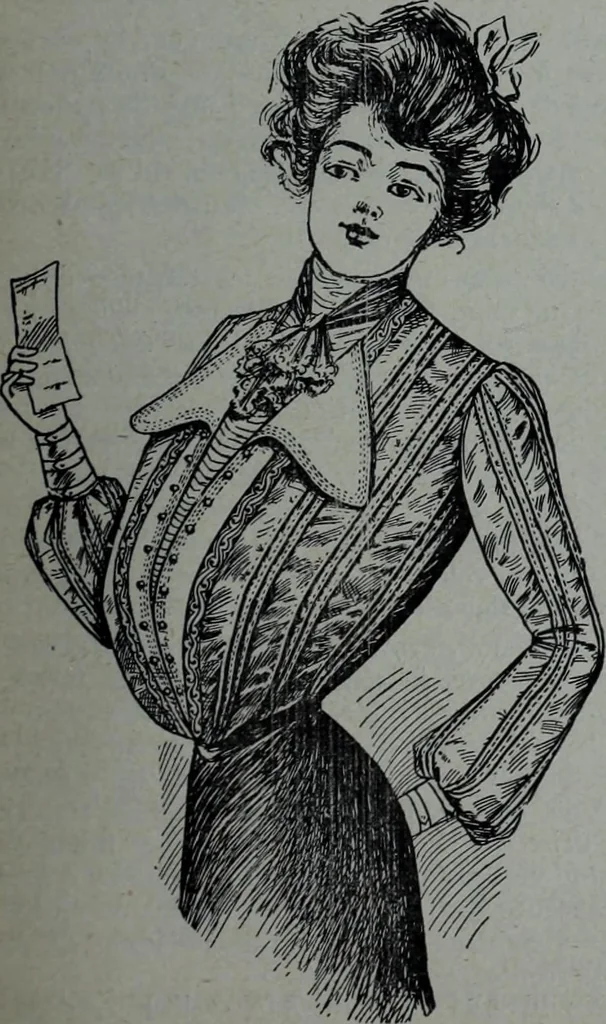 An illustration from Tissus et nouveauts 1902, 1902, leaf 68