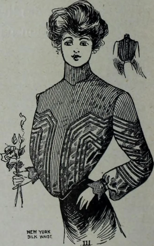 An illustration from Tissus et nouveauts 1902, 1902, leaf 71