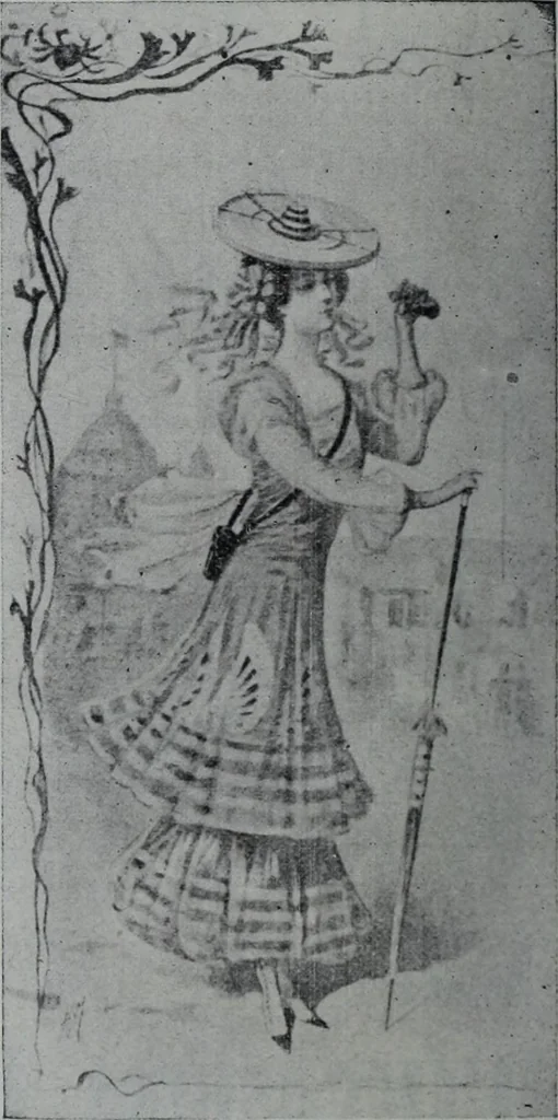 An illustration from Tissus et nouveauts 1902, 1902, leaf 85