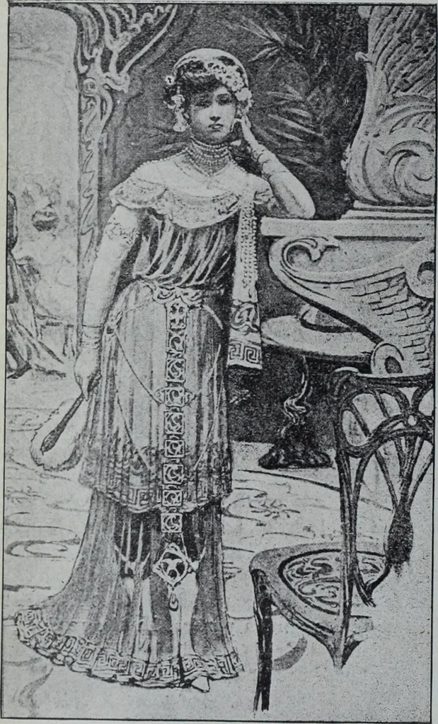 An illustration from Tissus et nouveauts 1902, 1902, leaf 93