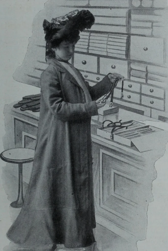 An illustration from Tissus et nouveauts 1903, 1903, leaf 106