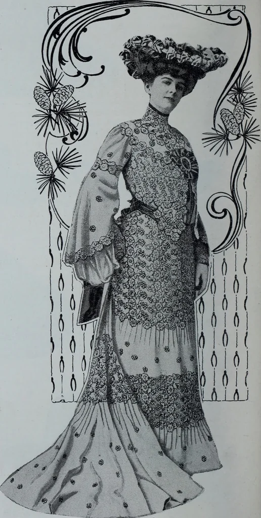 An illustration from Tissus et nouveauts 1903, 1903, leaf 169