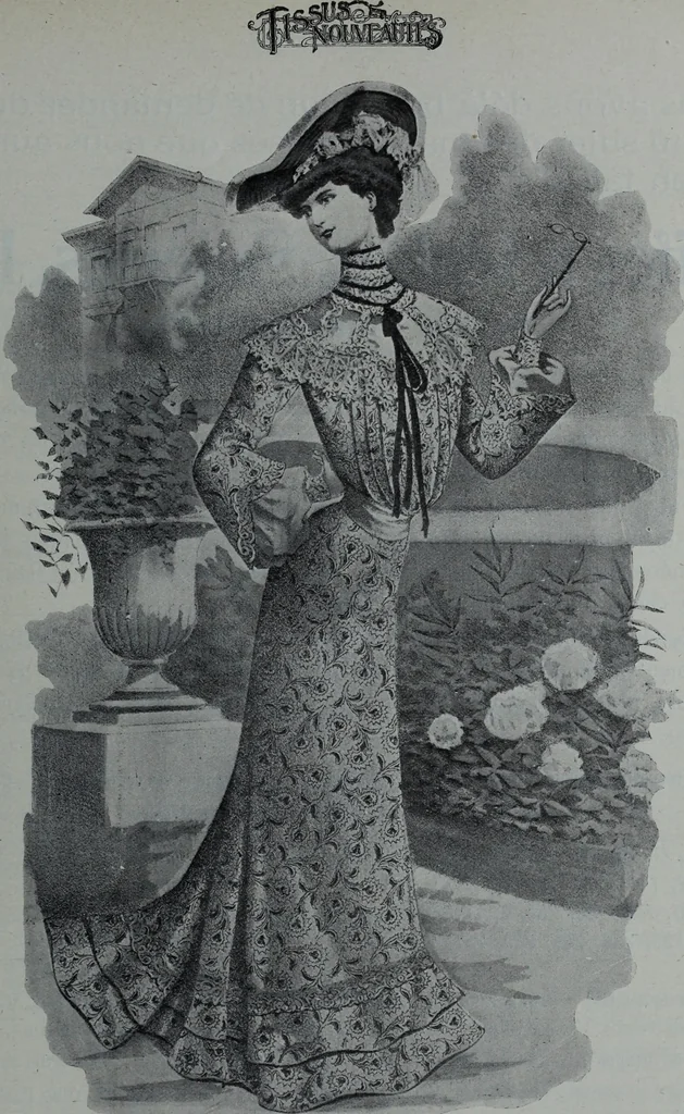 An illustration from Tissus et nouveauts 1903, 1903, leaf 18