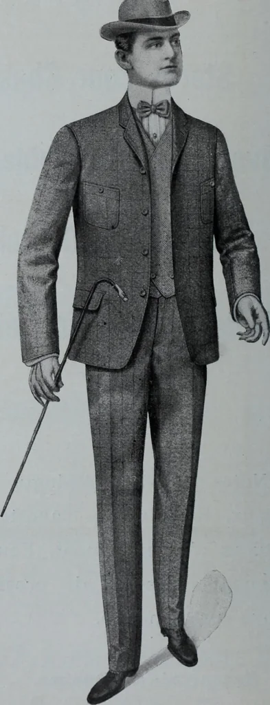An illustration from Tissus et nouveauts 1903, 1903, leaf 219