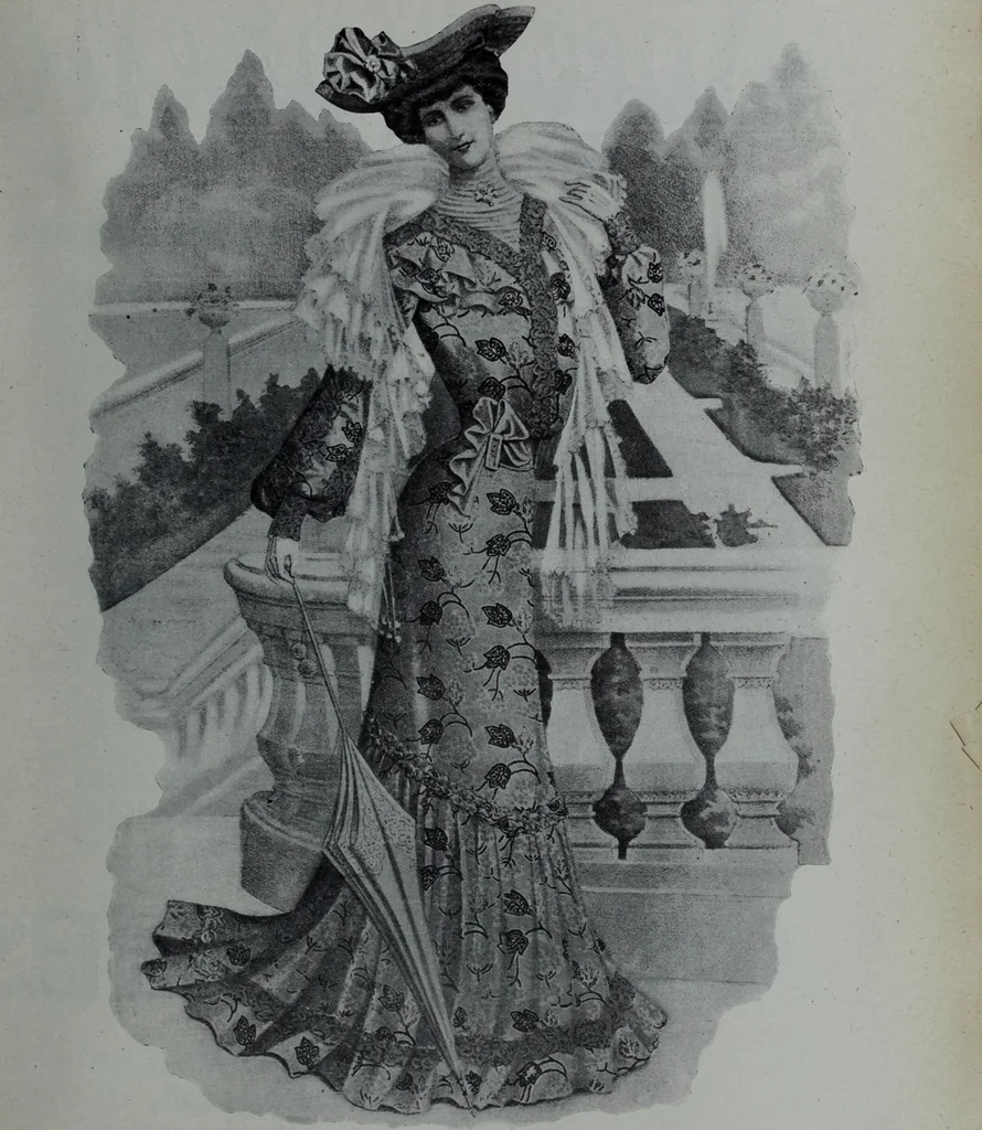 An illustration from Tissus et nouveauts 1903, 1903, leaf 32