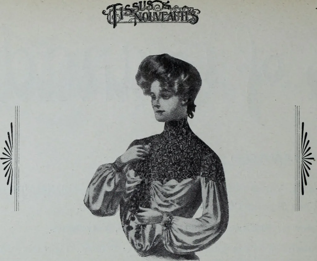 An illustration from Tissus et nouveauts 1903, 1903, leaf 35